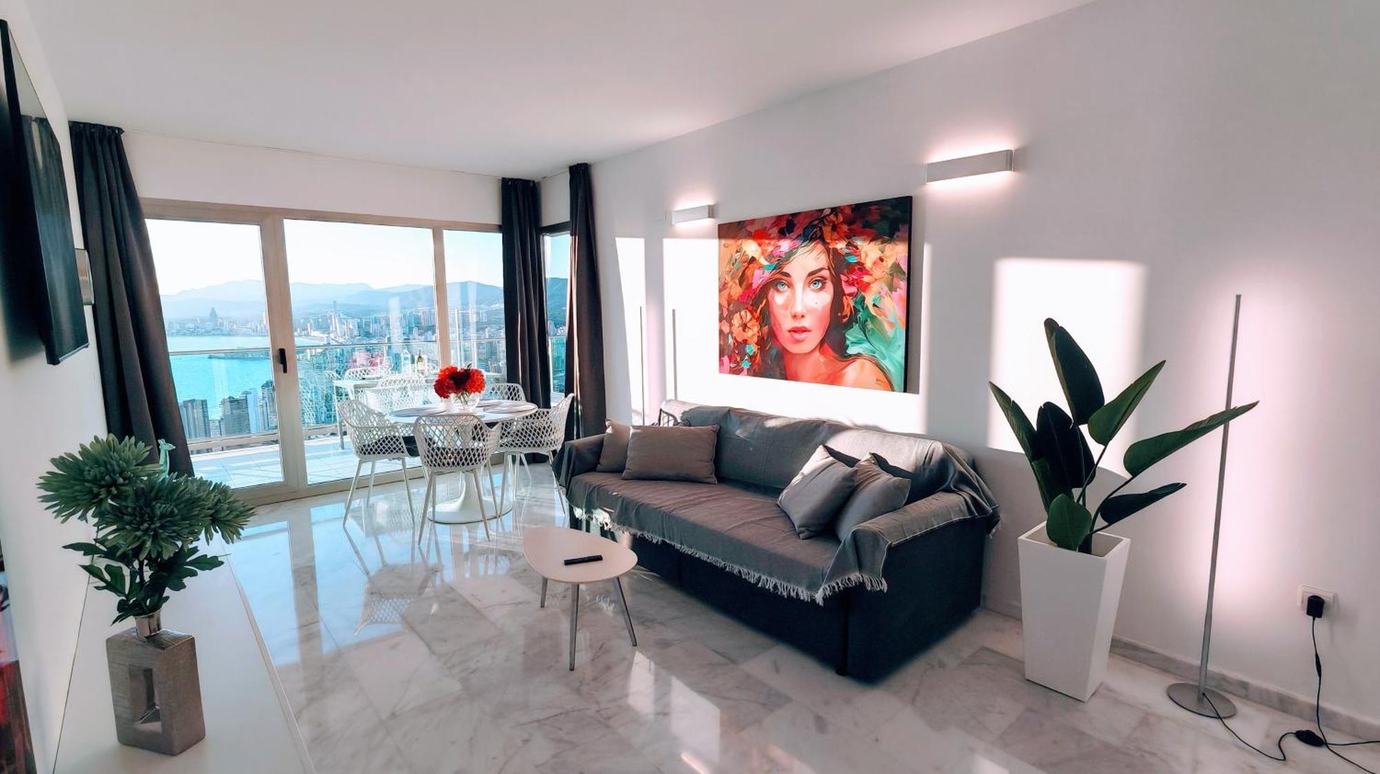 Апартаменты Skyline Floor 28 Sea Views Бенидорм Экстерьер фото