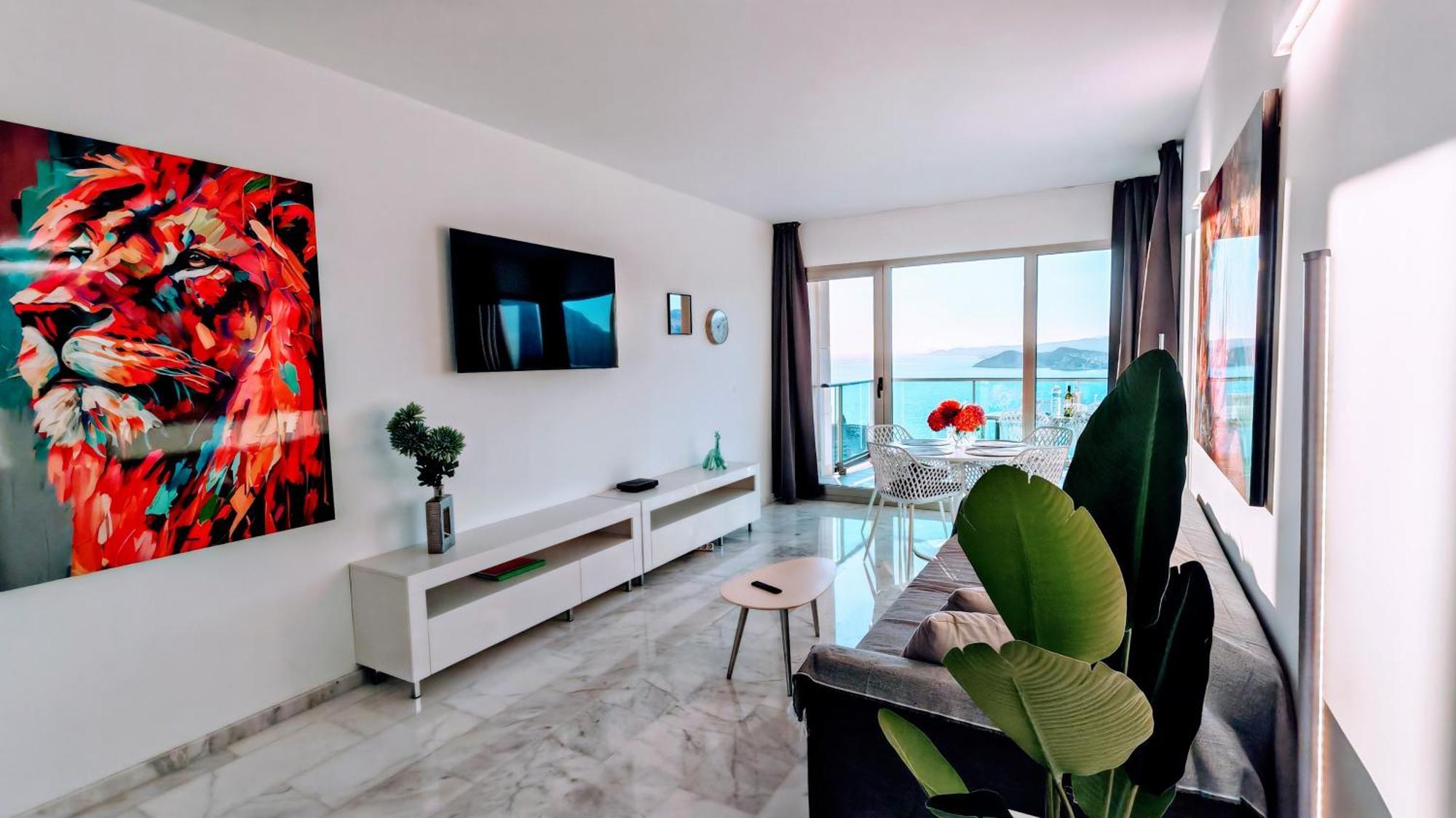 Апартаменты Skyline Floor 28 Sea Views Бенидорм Экстерьер фото